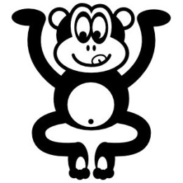 Gorilla Vinyl Decal Sticker V85 - DecalsHouse
