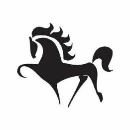 Horse Silhouette Stickers – Stallion Equestrian Decals (2-Pack)
