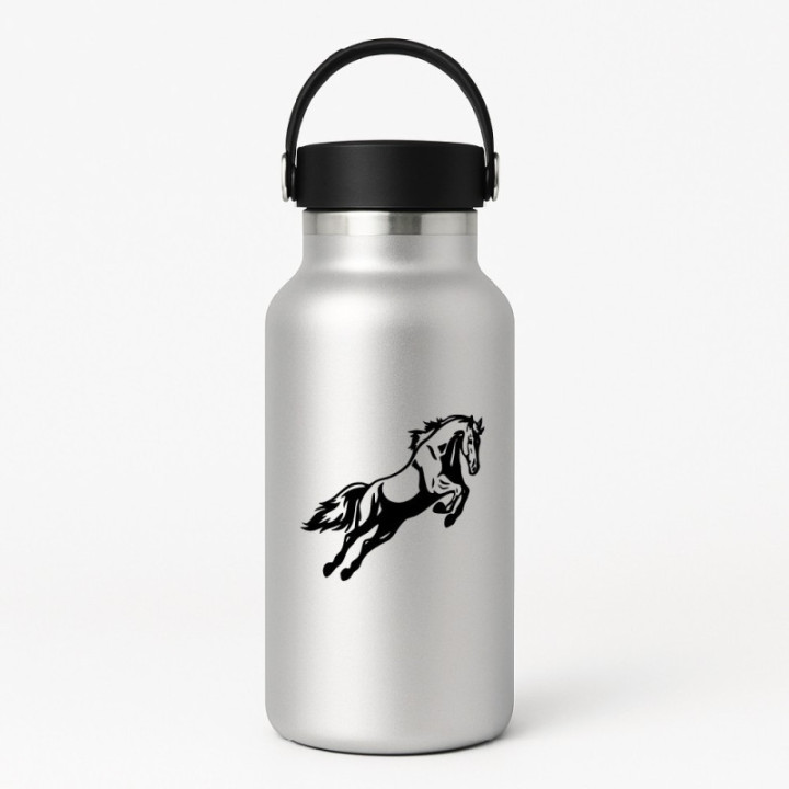 Jumping Horse Stickers – Leaping Stallion Decals (2-Pack)