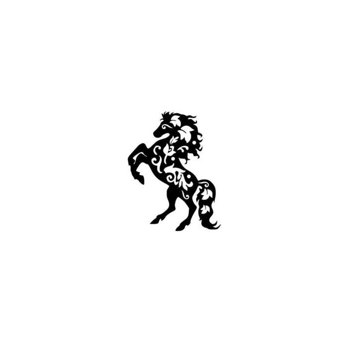 Horse Tribal Stickers – Rearing Horse Decals (2-Pack)