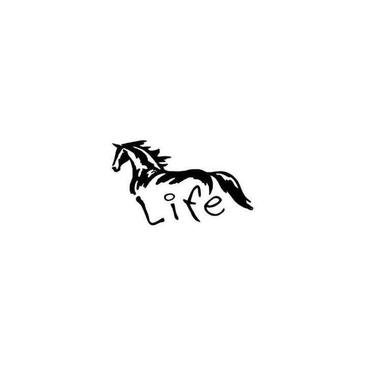 Horse Life Stickers – Equestrian Horse Decals (2-Pack)