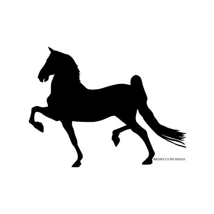 Horse Silhouette Stickers – Equestrian Decals (2-Pack)