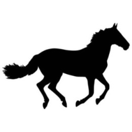 Running Horse Stickers – Galloping Stallion Decals (2-Pack)