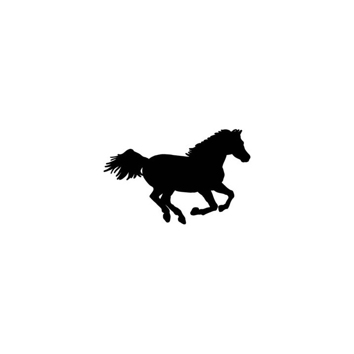 Galloping Horse Stickers – Equine Silhouette Decals (2-Pack)