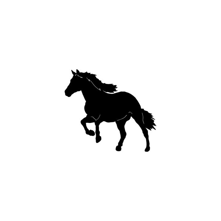Horse Silhouette Stickers – Stallion Decals (2-Pack)