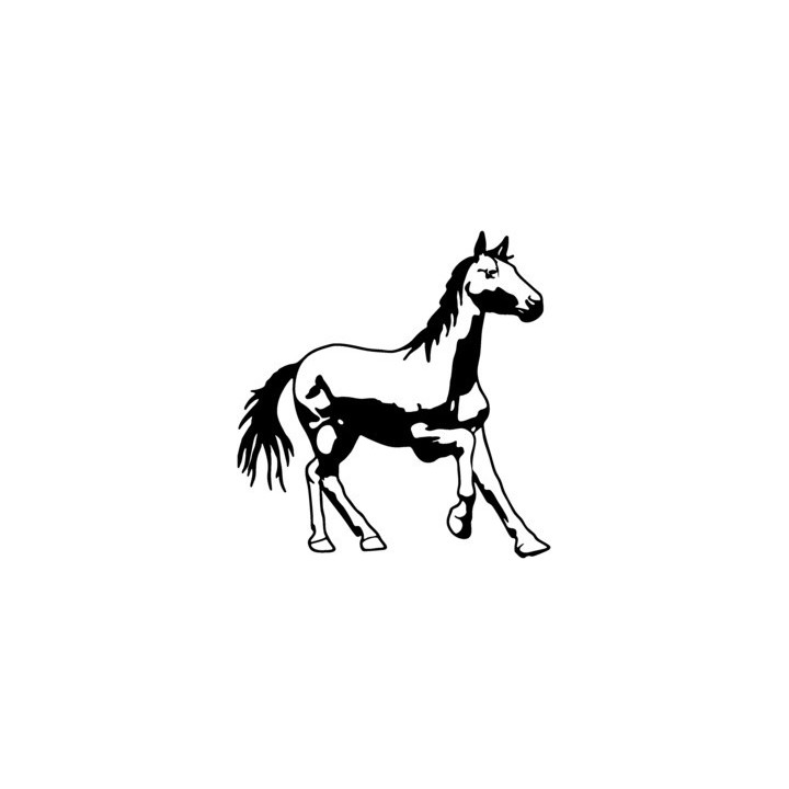 Horse Silhouette Stickers – Equestrian Decals (2-Pack)