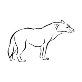 Hyena Vinyl Decal Sticker V13 - DecalsHouse