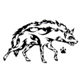Hyena Vinyl Decal Sticker V19 - DecalsHouse