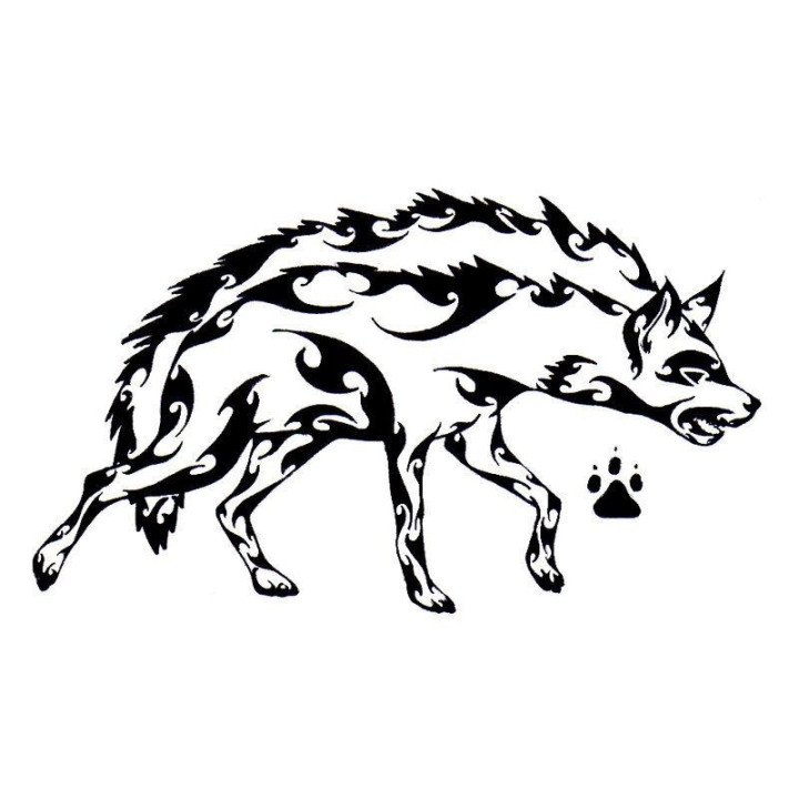 Hyena Vinyl Decal Sticker V19 - DecalsHouse