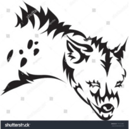 Hyena Vinyl Decal Sticker V5 - DecalsHouse