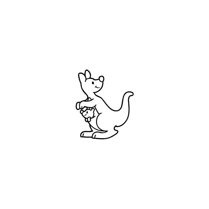 Kangaroo Vinyl Decal Sticker V10 - DecalsHouse