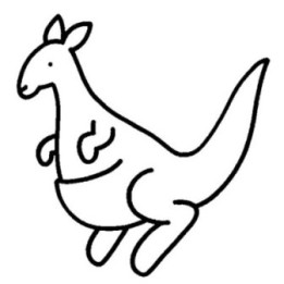 Kangaroo Vinyl Decal Sticker V11 - DecalsHouse