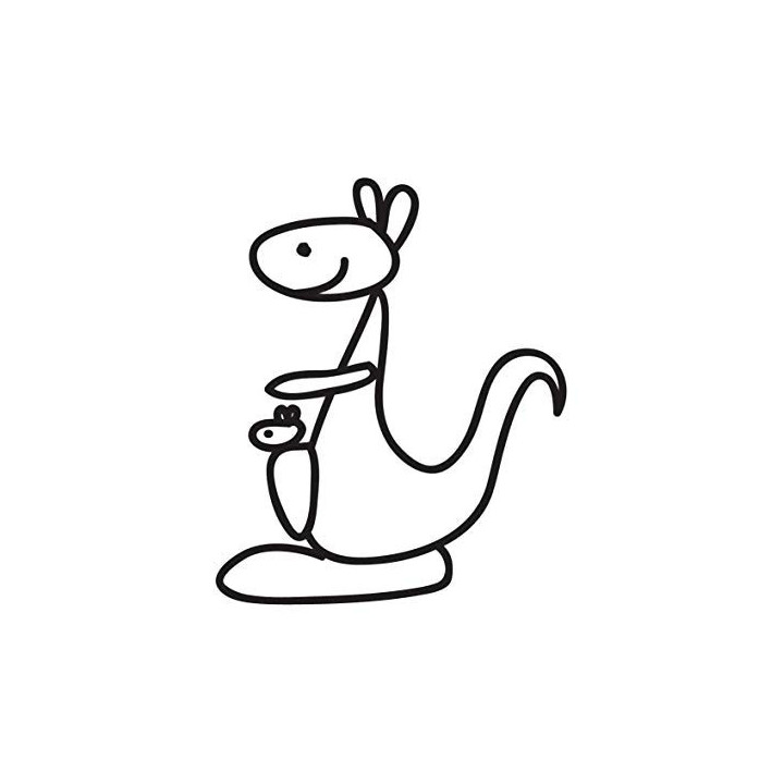 Kangaroo Vinyl Decal Sticker V13 - DecalsHouse