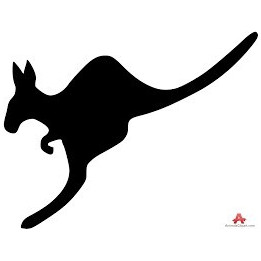Kangaroo Vinyl Decal Sticker V16 - DecalsHouse