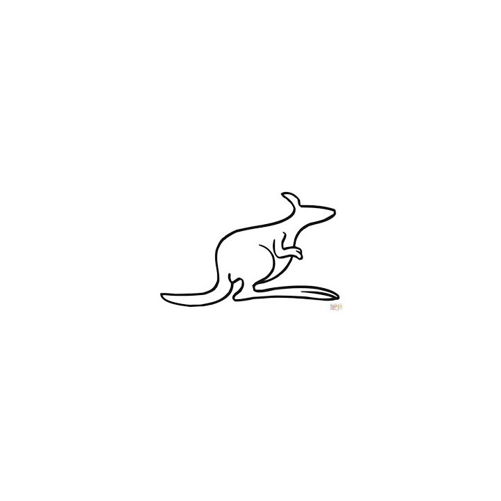 Kangaroo Vinyl Decal Sticker V17 - DecalsHouse
