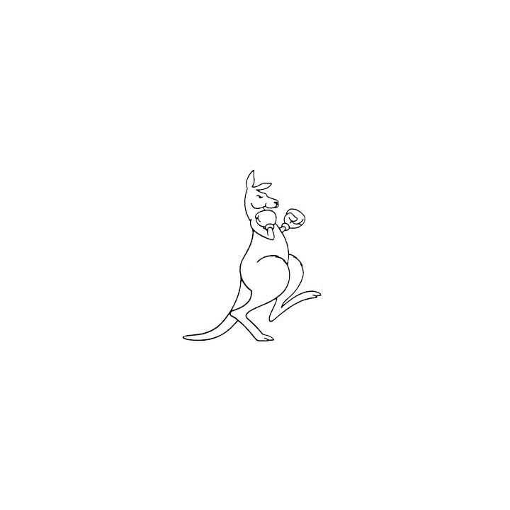 Kangaroo Vinyl Decal Sticker V20 - DecalsHouse