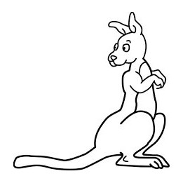 Kangaroo Vinyl Decal Sticker V21 - DecalsHouse