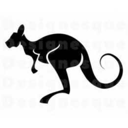 Kangaroo Vinyl Decal Sticker V3 - DecalsHouse