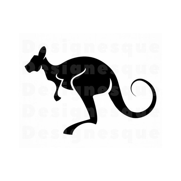 Kangaroo Vinyl Decal Sticker V3 - DecalsHouse