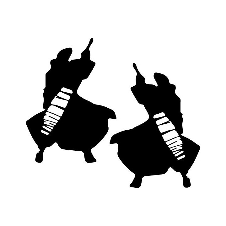 Kisame Hoshigaki Stickers – Naruto Akatsuki Decals (2-Pack)