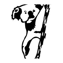 Koala Bear Vinyl Decal Sticker V13 - DecalsHouse