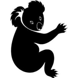 Koala Bear Vinyl Decal Sticker V33 - DecalsHouse