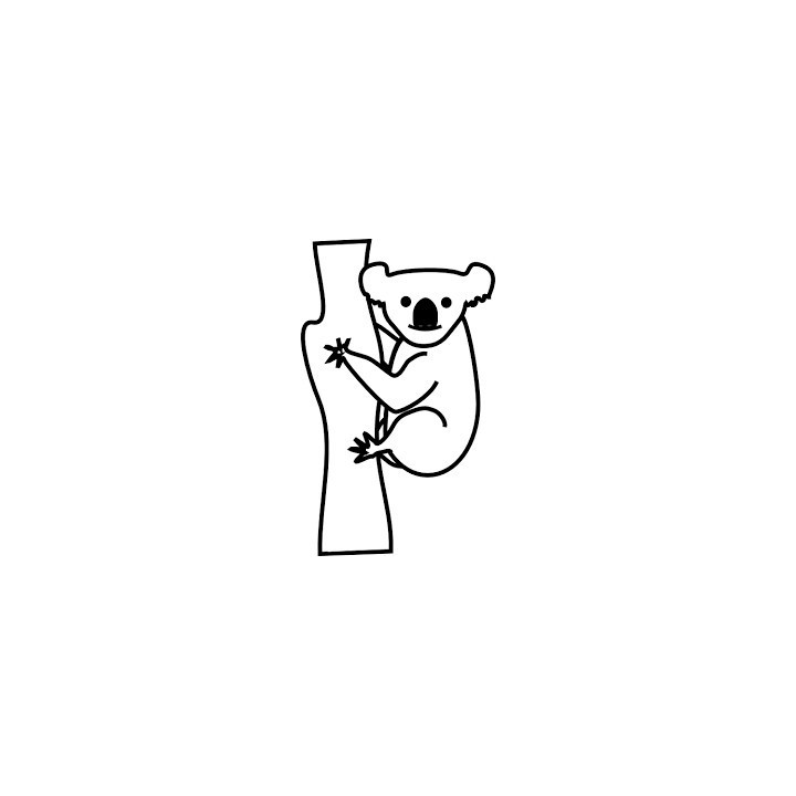 Koala Bear Vinyl Decal Sticker V52 - DecalsHouse