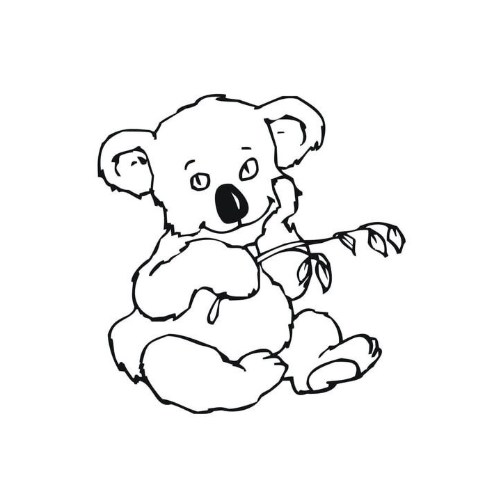 Koala Bear Vinyl Decal Sticker V9 - DecalsHouse