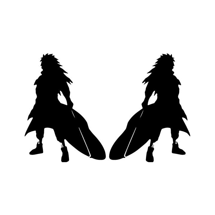 Madara Uchiha Stickers – Naruto Anime Decals (2-Pack)