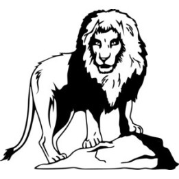 Lion Vinyl Decal Sticker V2 - DecalsHouse