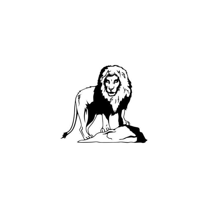 Lion Vinyl Decal Sticker V2 - DecalsHouse