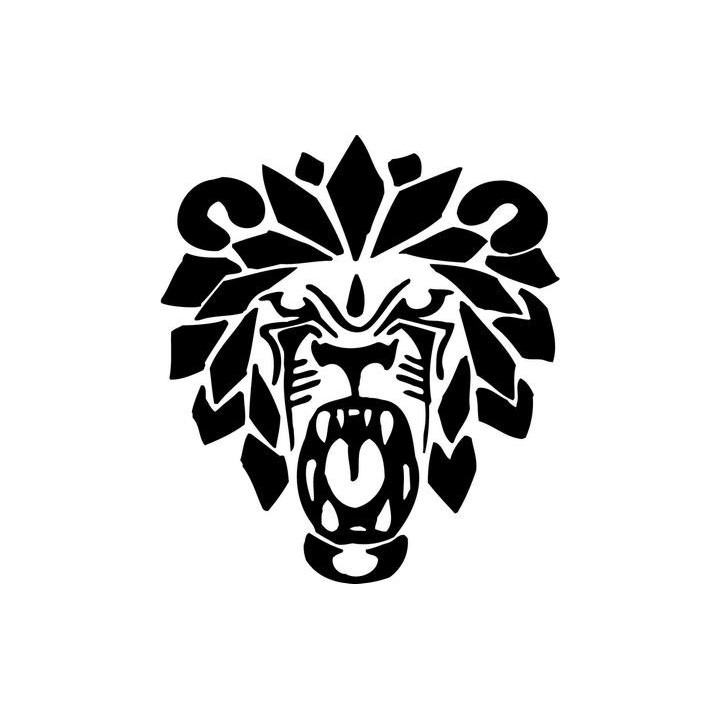 Lion Vinyl Decal Sticker V77 - DecalsHouse