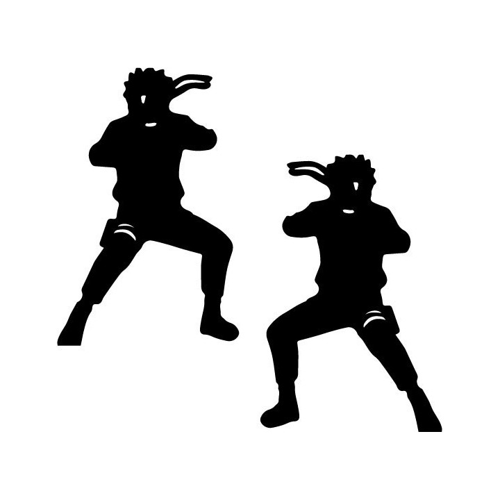 Naruto Uzumaki Stickers – Hokage Anime Decals (2-Pack)