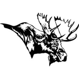 Moose Vinyl Decal Sticker V19 - DecalsHouse