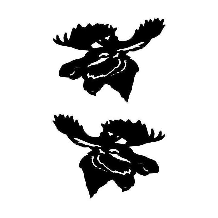 Moose Vinyl Decal Sticker V2 - DecalsHouse