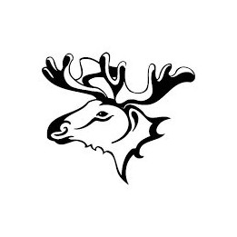 Moose Vinyl Decal Sticker V27 - DecalsHouse