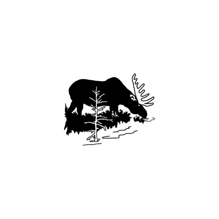Moose Vinyl Decal Sticker V3 - DecalsHouse