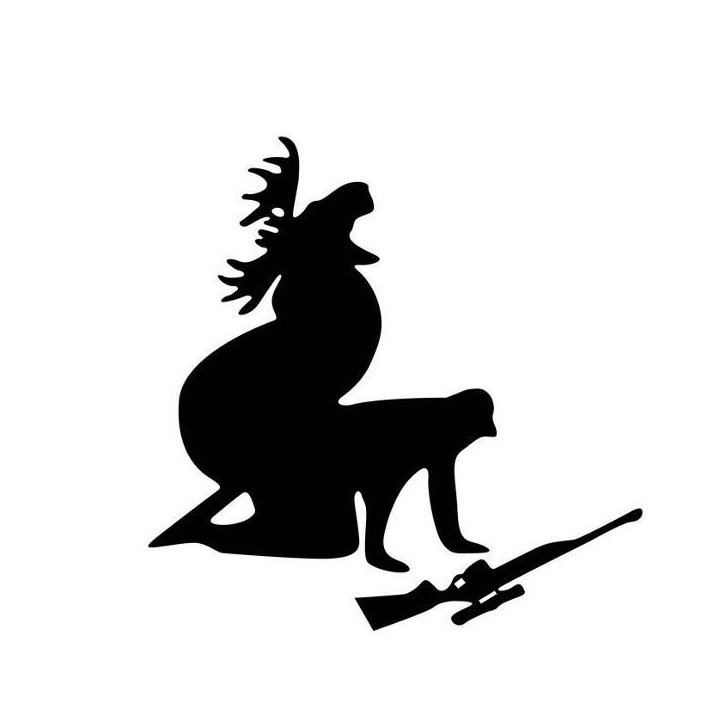 Moose Vinyl Decal Sticker V38 - DecalsHouse