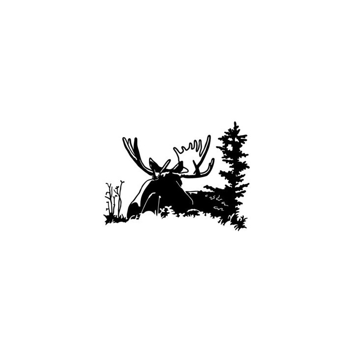 Moose Vinyl Decal Sticker V4 - DecalsHouse