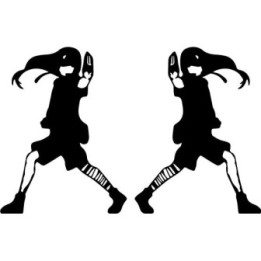 Neji Hyuga Stickers – Naruto Byakugan Anime Decals (2-Pack)