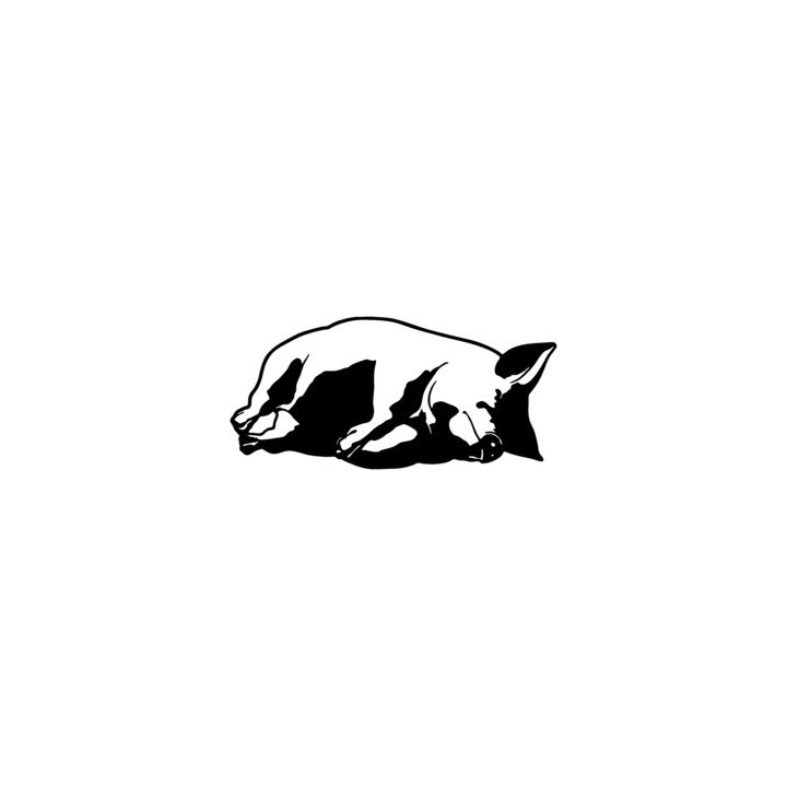 Pig Stickers – Farm Animal Silhouette Decals (2-Pack)