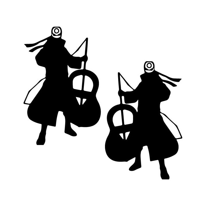 Obito Uchiha Stickers – Naruto Akatsuki Decals (2-Pack)