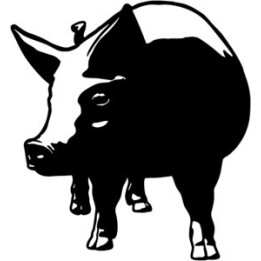 Pig Stickers – Farm Animal Pig Decals (2-Pack)