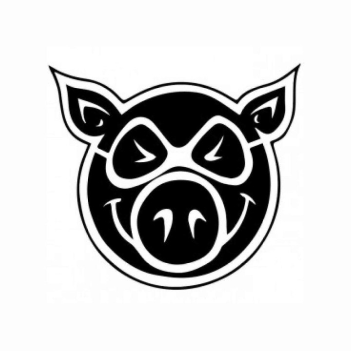 Pig Wheels Stickers – Skateboard Decals (2-Pack)