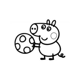 George Pig Stickers – Peppa Pig Character Decals (2-Pack)