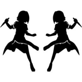 Sakura Haruno Stickers – Naruto Kunoichi Decals (2-Pack)