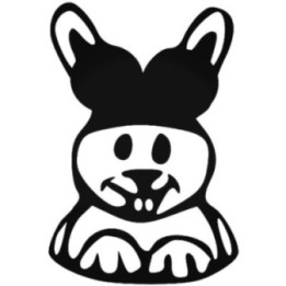 Rabbit Vinyl Decal Sticker V61 - DecalsHouse