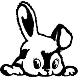 Rabbit Vinyl Decal Sticker V7 - DecalsHouse