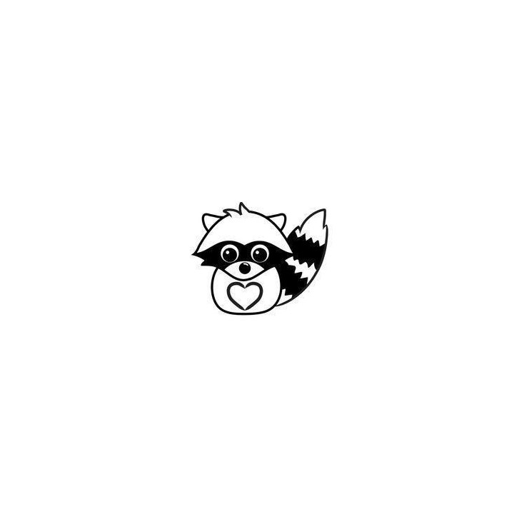 Raccoon Coon Vinyl Decal Sticker V38 - DecalsHouse