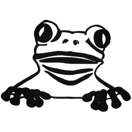 Frog Vinyl Decal Sticker V44 - DecalsHouse